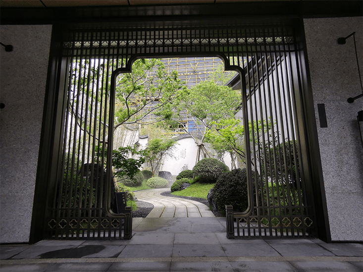 中式仿古金屬園林